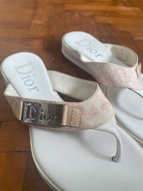 dior sandals for ladies|christian dior flip flops.